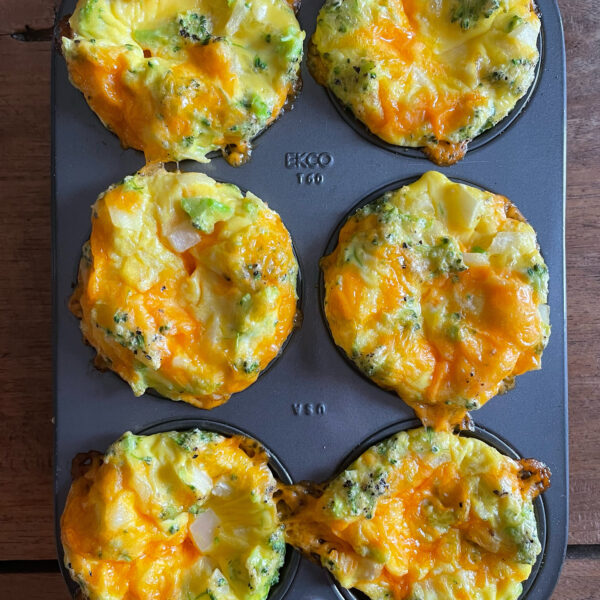 Broccoli Cheddar Egg Muffins