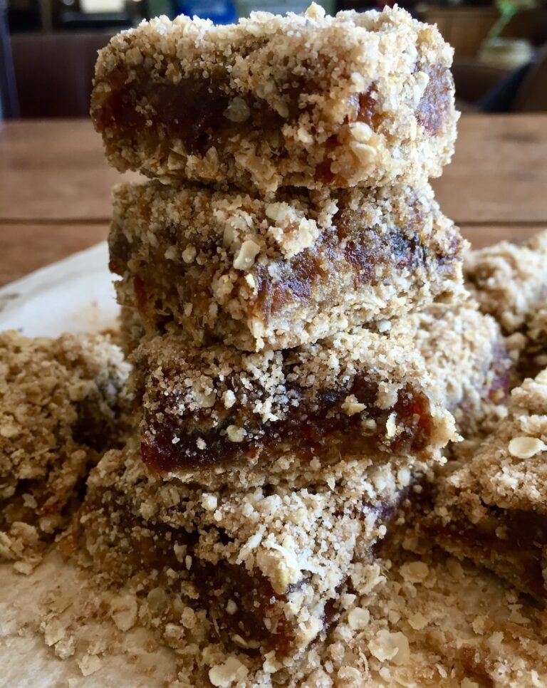 Old Fashioned Date Squares. - harvestandnourish.com
