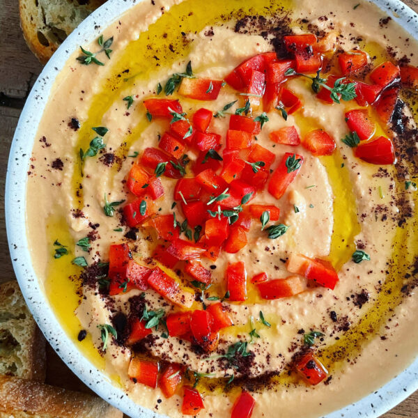 Roasted Red Pepper Hummus