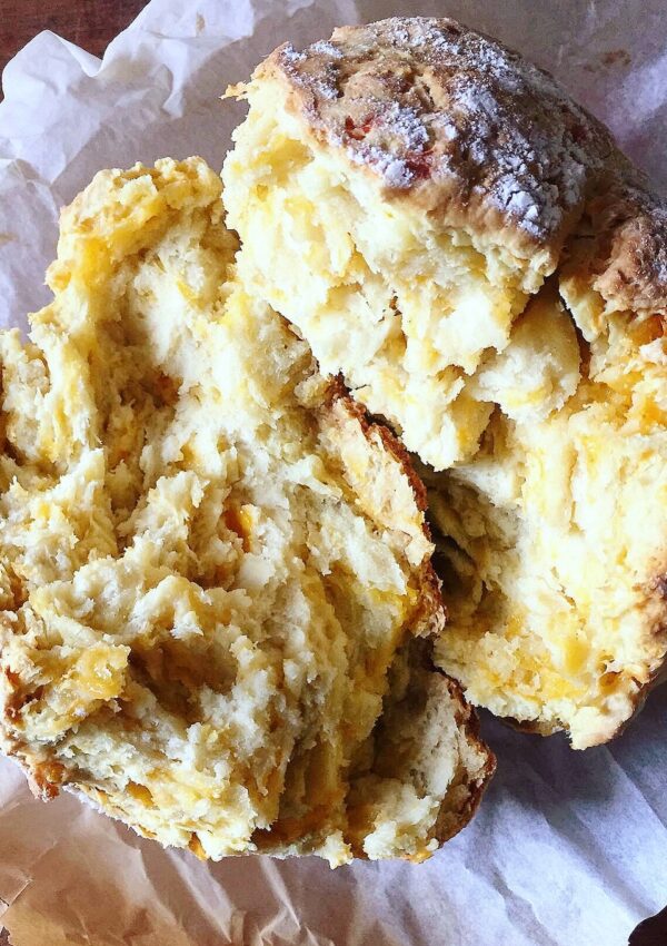 Irish Soda Bread with Aged Cheddar. - harvestandnourish.com