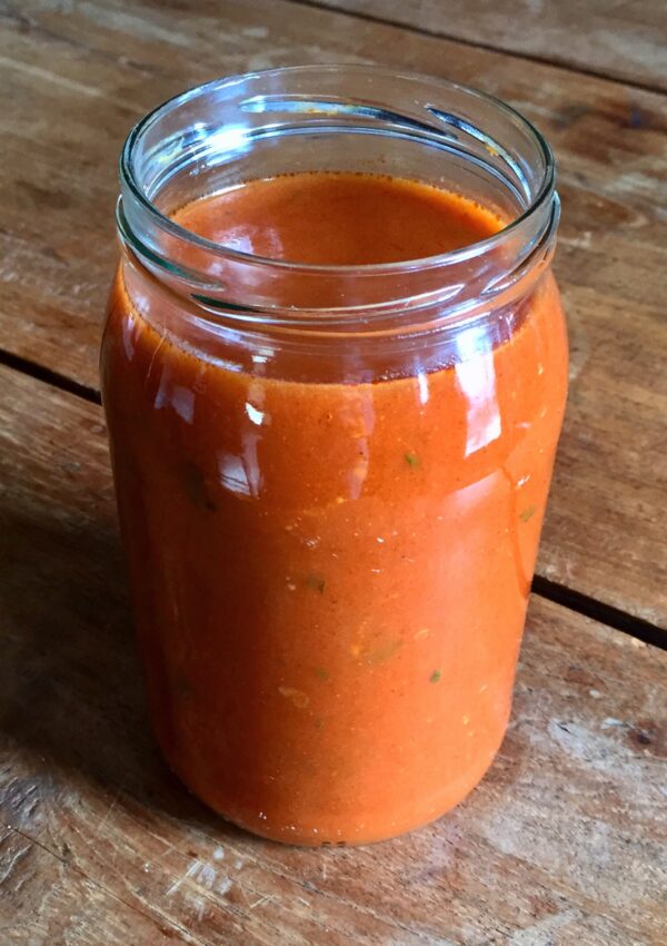 Quick Red Enchilada Sauce. - harvestandnourish.com