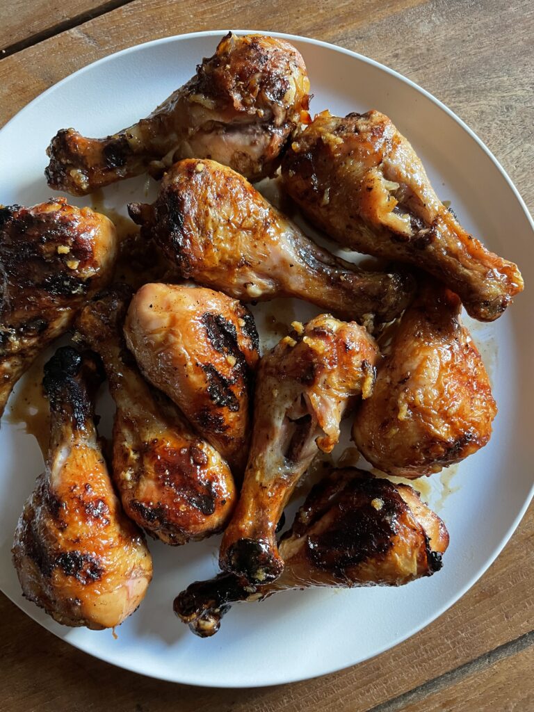 Honey Garlic Grilled Chicken. - harvestandnourish.com