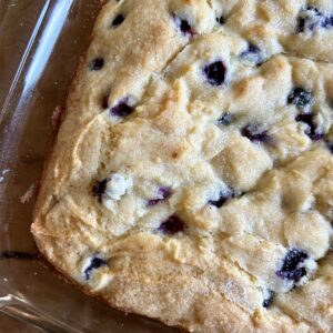 Buttermilk Blueberry Breakfast Cake. - harvestandnourish.com