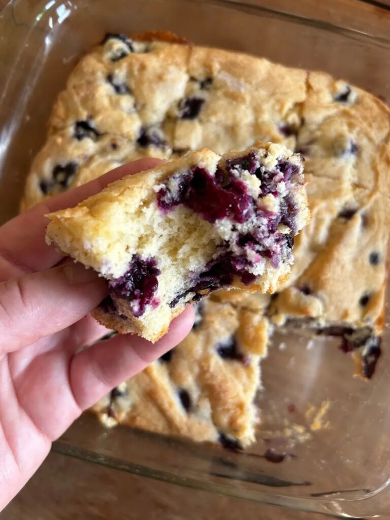 Buttermilk Blueberry Breakfast Cake. - harvestandnourish.com