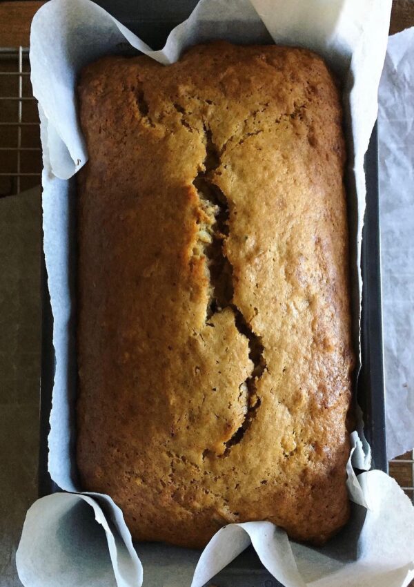 Maple Pecan Banana Bread. - harvestandnourish.com