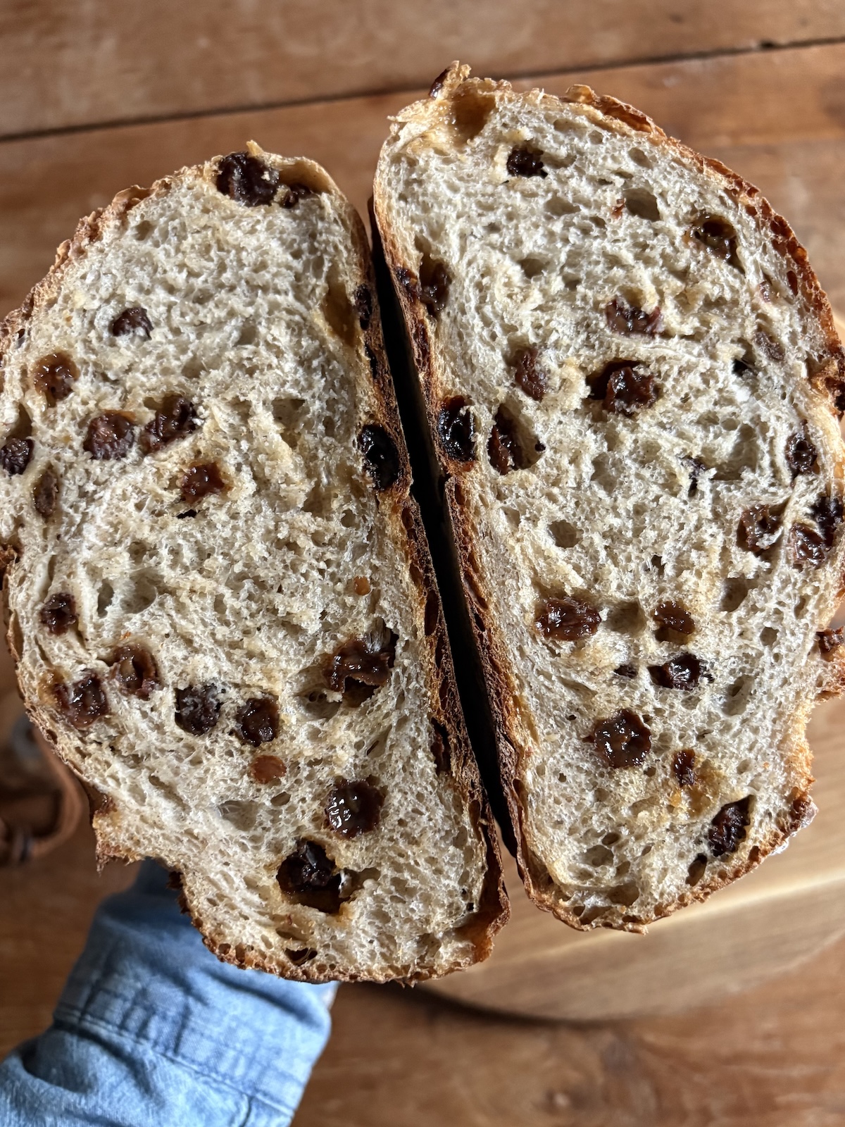 Cinnamon Raisin Artisan Bread. - harvestandnourish.com