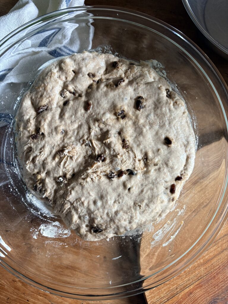 Cinnamon Raisin Artisan Bread. - harvestandnourish.com