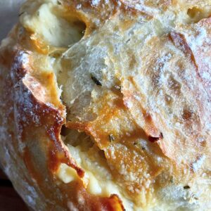 Rosemary Parmesan Artisan Bread. - harvestandnourish.com