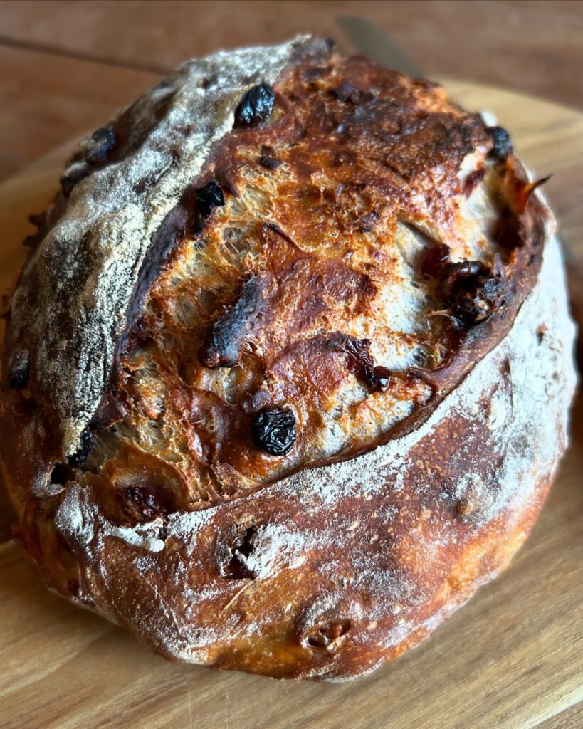 Cranberry Walnut Artisan Bread. - harvestandnourish.com