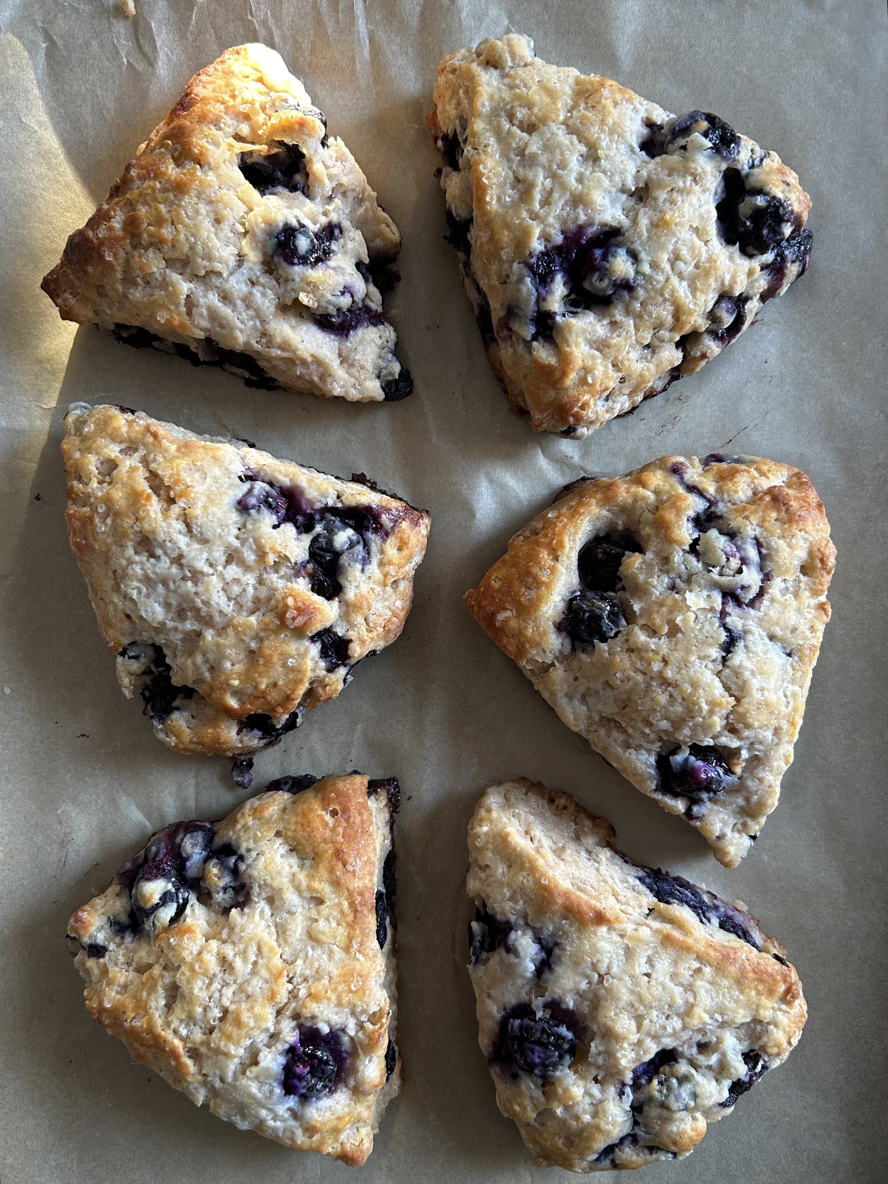 Lemon Blueberry Scones. - harvestandnourish.com