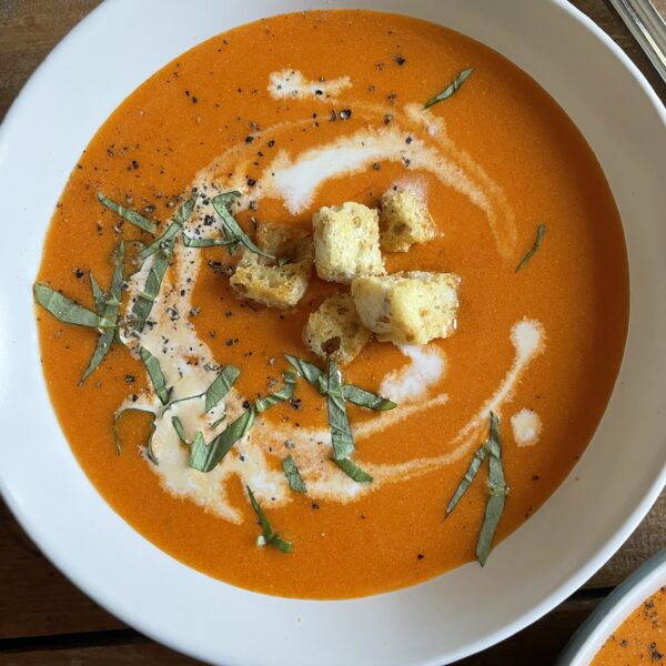 Creamy Roasted Red Pepper Soup