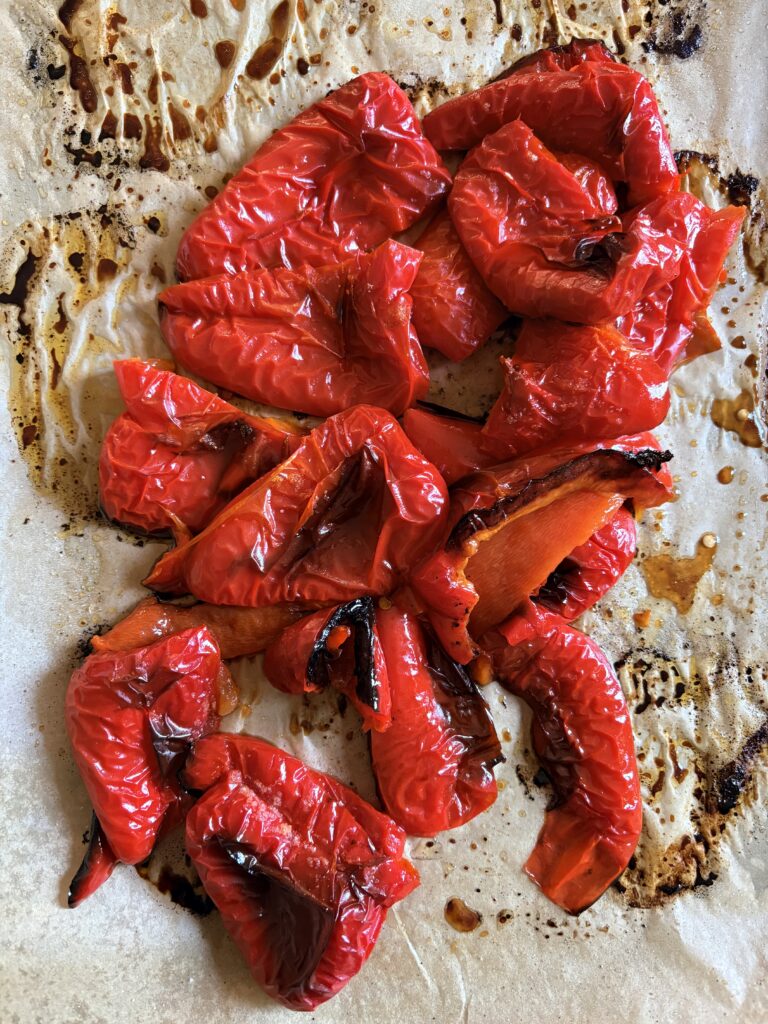 Roasted Red Pepper Soup. - harvestandnourish.com