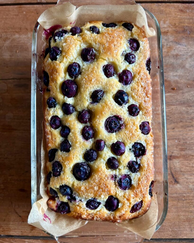 Lemon Blueberry Quick Bread. - harvestandnourish.com