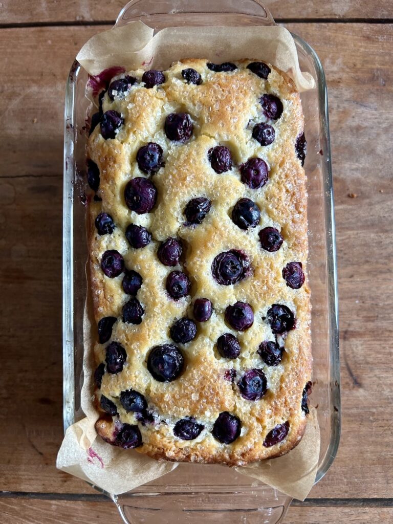 Lemon Blueberry Quick Bread. - harvestandnourish.com