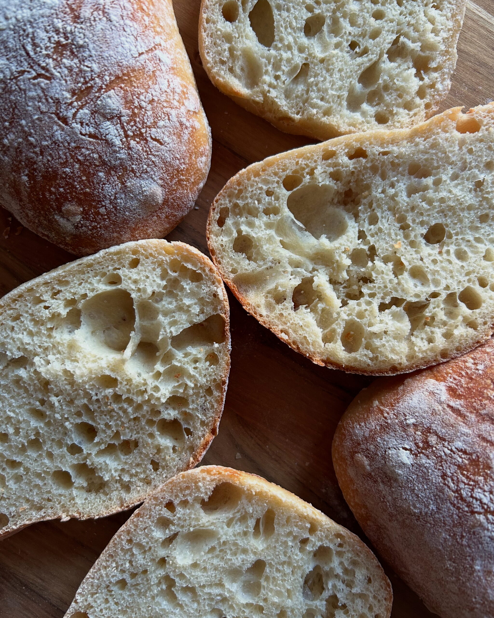 Small Batch Ciabatta Rolls. - harvestandnourish.com