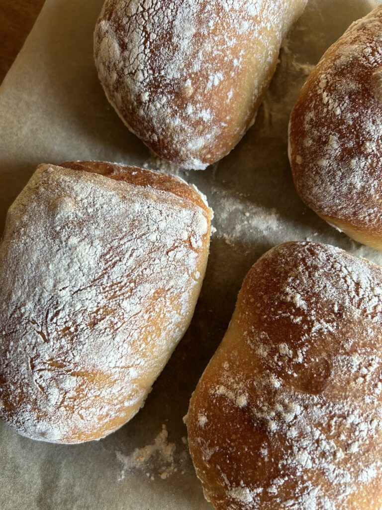 Small Batch Ciabatta Rolls. - harvestandnourish.com
