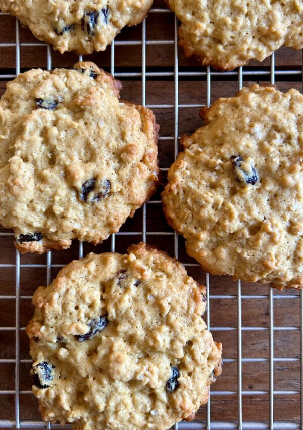Giant Oatmeal Raisin Cookies. - harvestandnourish.com