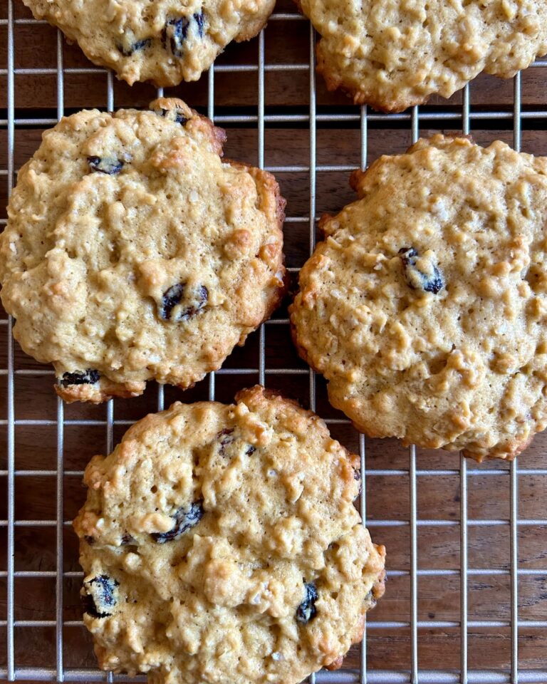 Giant Oatmeal Raisin Cookies. - harvestandnourish.com