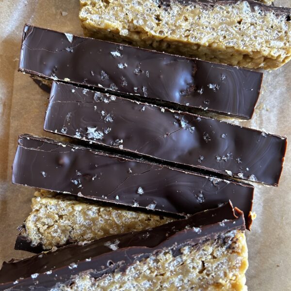 Chocolate Peanut Butter Krispie Bars