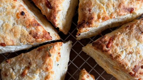 Parmesan And Fresh Herbs Savoury Scones Recipe