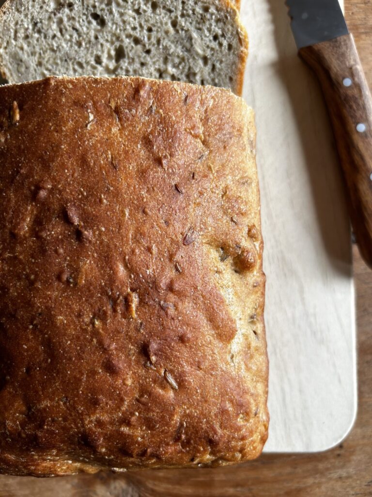 Sunflower Rye Bread. - harvestandnourish.com