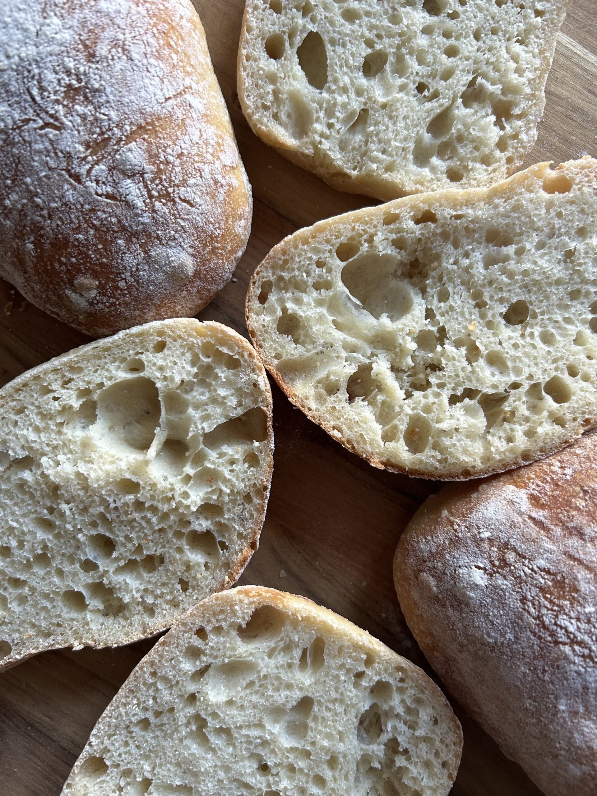 Small Batch Ciabatta Rolls - Harvest & Nourish