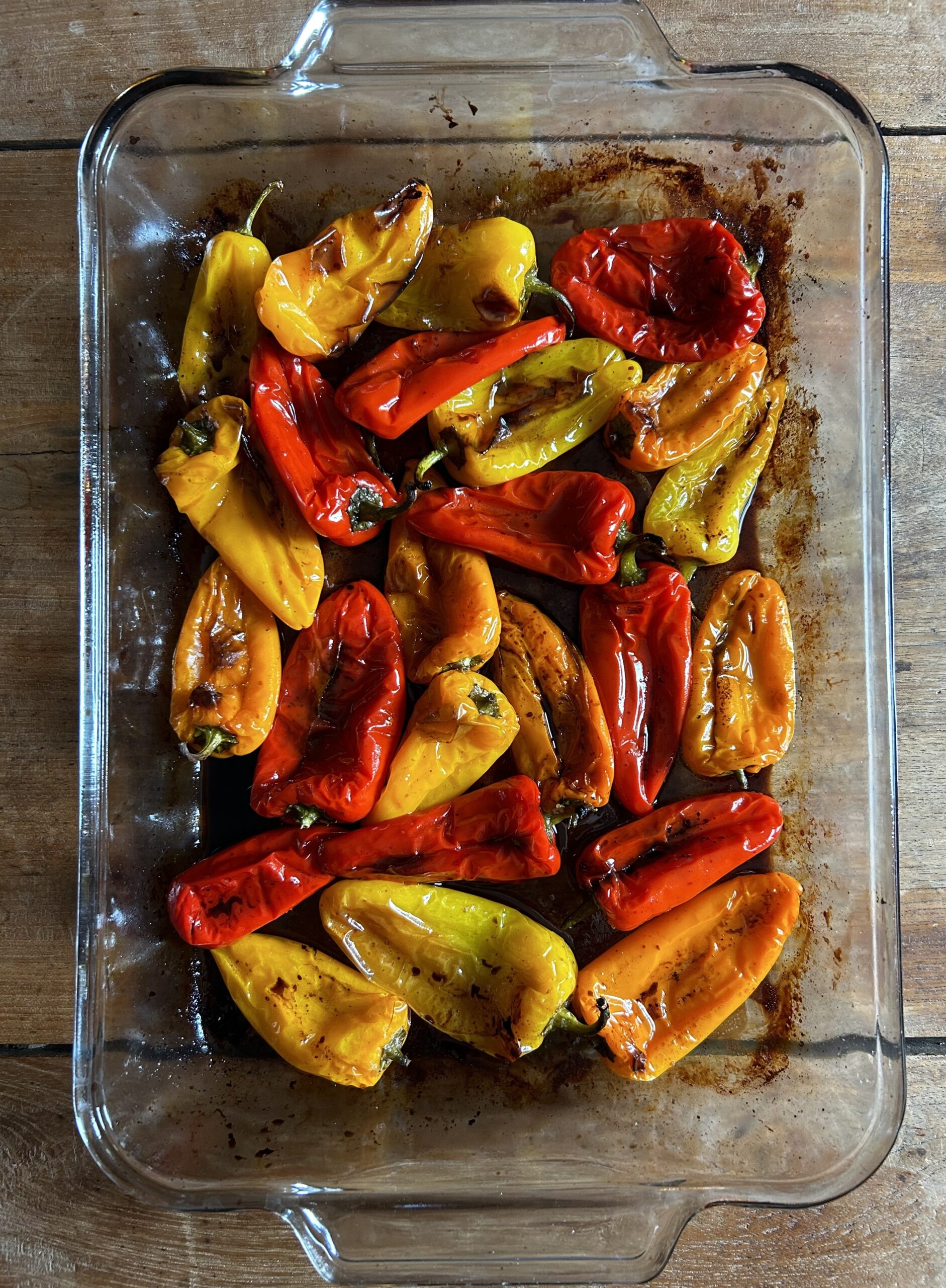Balsamic Roasted Peppers. - harvestandnourish.com