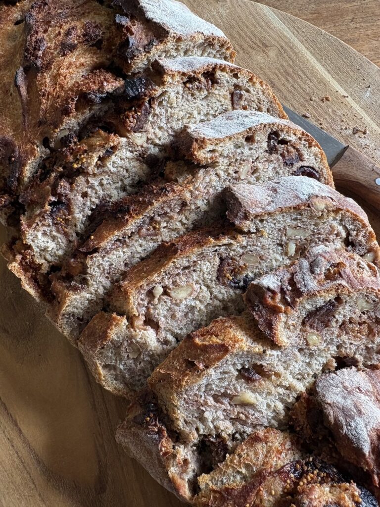 Fig & Walnut Artisan Bread. - harvestandnourish.com