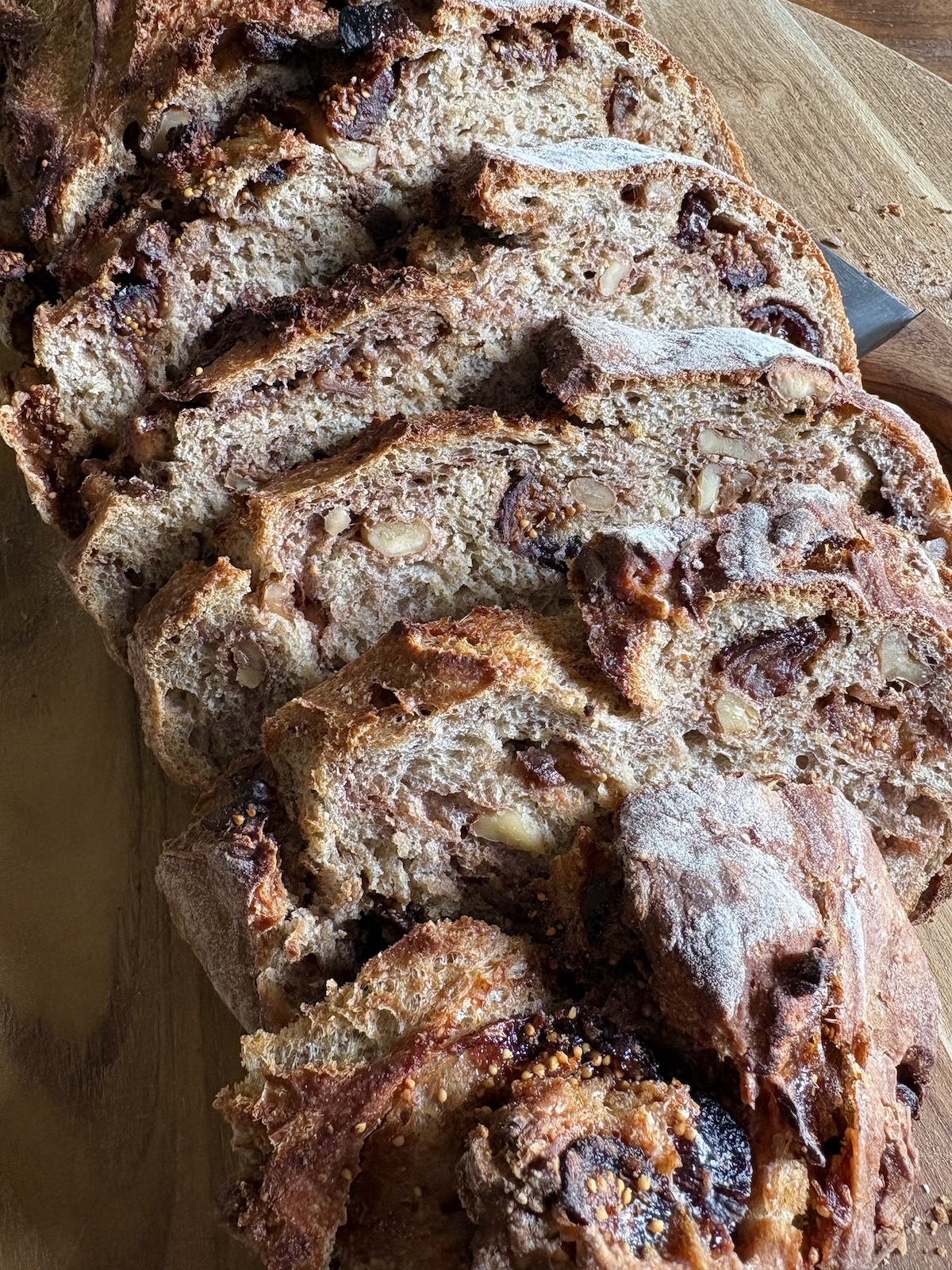 Fig & Walnut Artisan Bread. - harvestandnourish.com