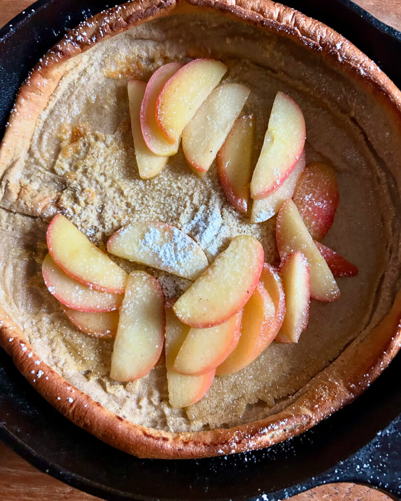 Apple Dutch Baby. - harvestandnourish.com