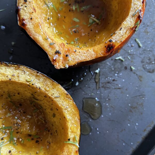 Maple Roasted Acorn Squash