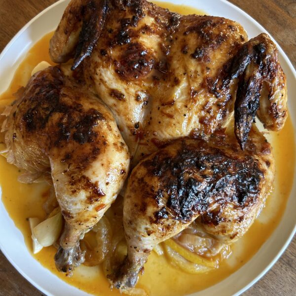 Spatchcock Harissa Butter Chicken