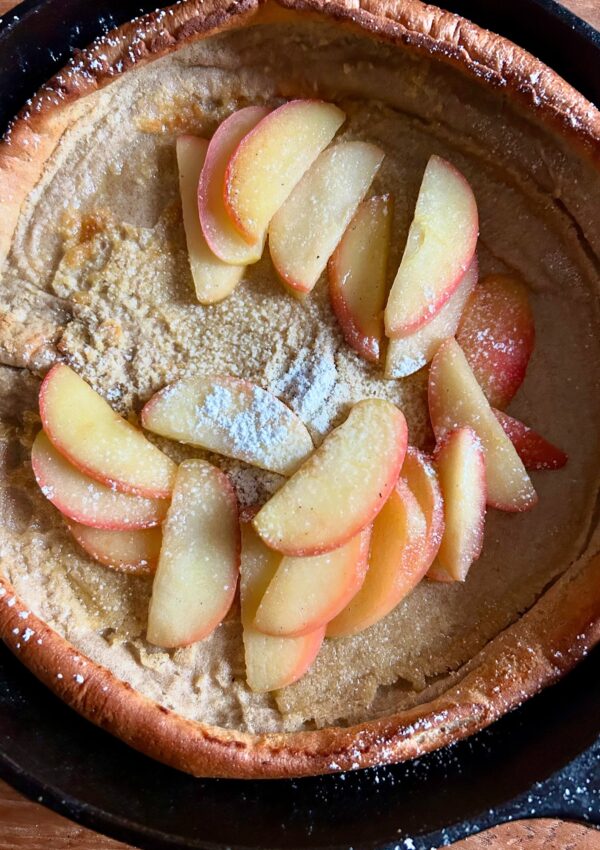 Apple Dutch Baby. - harvestandnourish.com