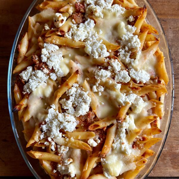 Baked Ziti (Vegetarian)