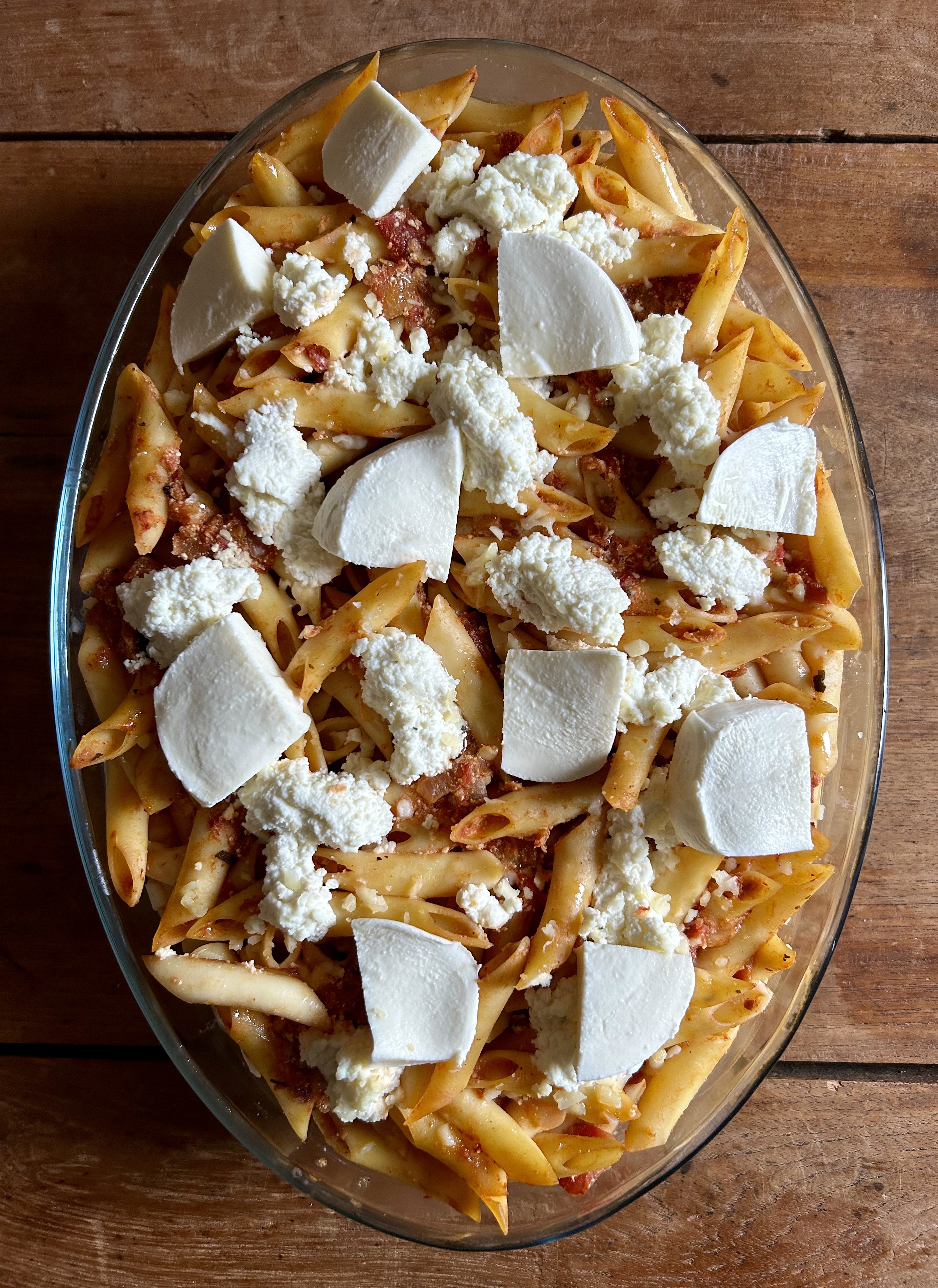 Baked Ziti (Vegetarian). - harvestandnourish.com