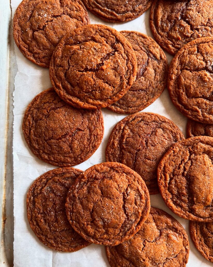 Chewy Ginger Molasses Cookies. - harvestandnourish.com