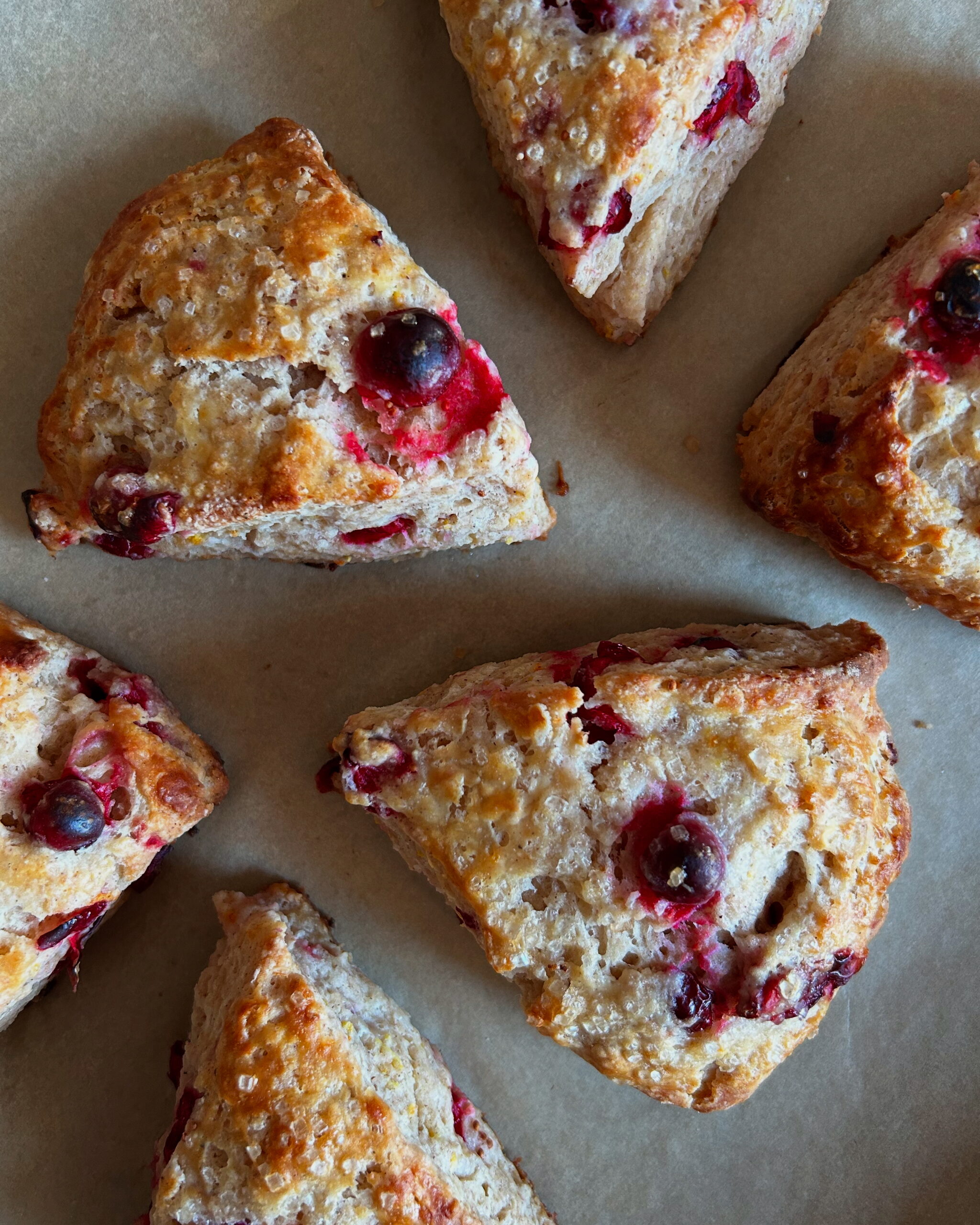 Cranberry Orange Scones [harvestandnourish.com]