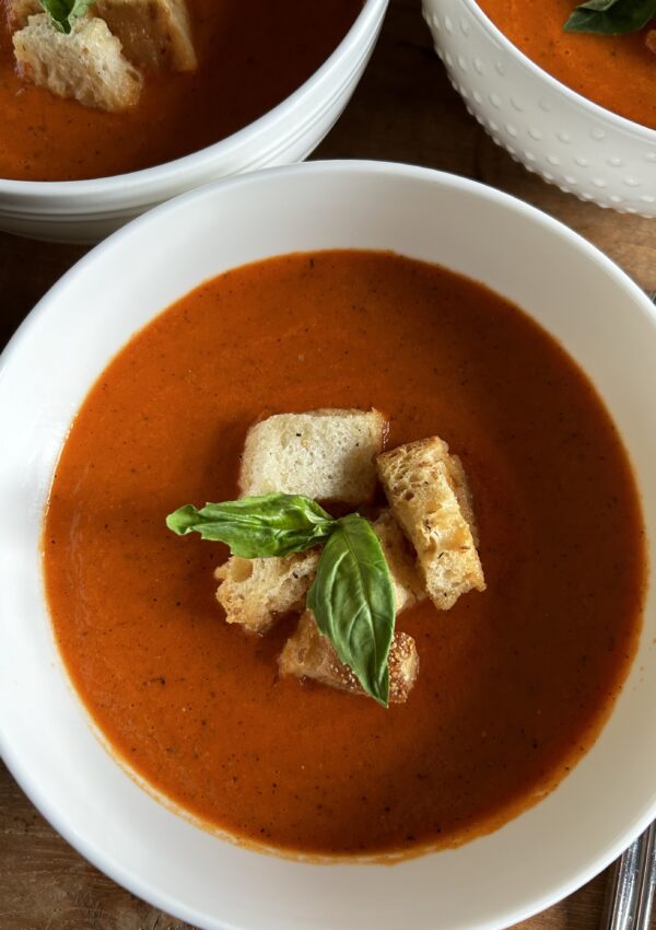 Fire Roasted Tomato Soup. - harvestandnourish.com