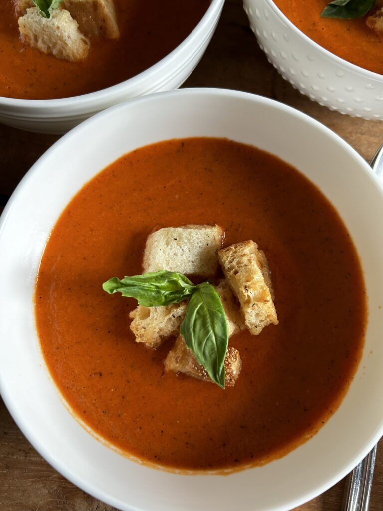 Fire Roasted Tomato Soup. - harvestandnourish.com