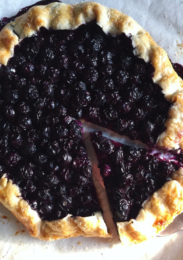 Blueberry Cardamom Cream Cheese Galette. - harvestandnourish.com