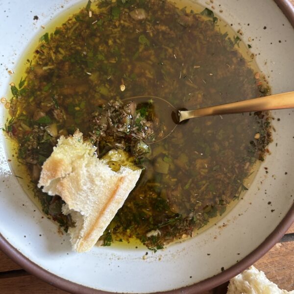 Herb and Olive Bread Dipping Oil