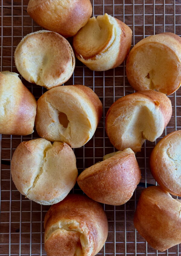 Muffin Tin Popovers. - harvestandnourish.com