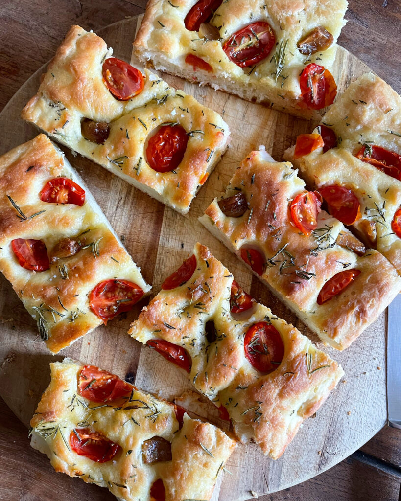 Simple No-Knead Focaccia Bread. - harvestandnourish.com
