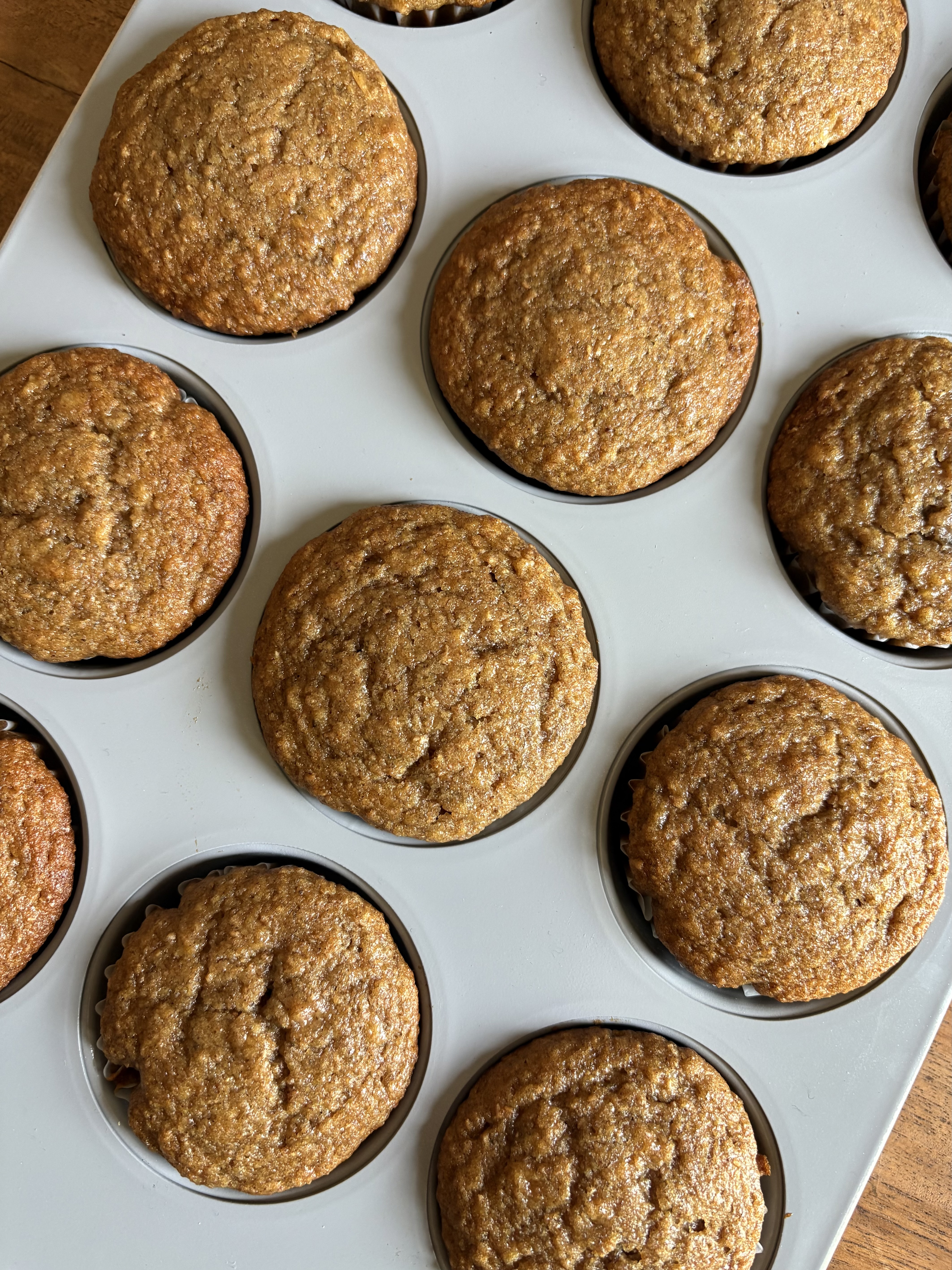 Banana Muffins. - harvestandnourish.com