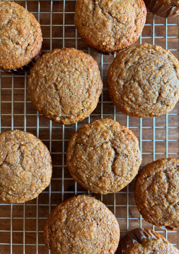 Banana Muffins. - harvestandnourish.com