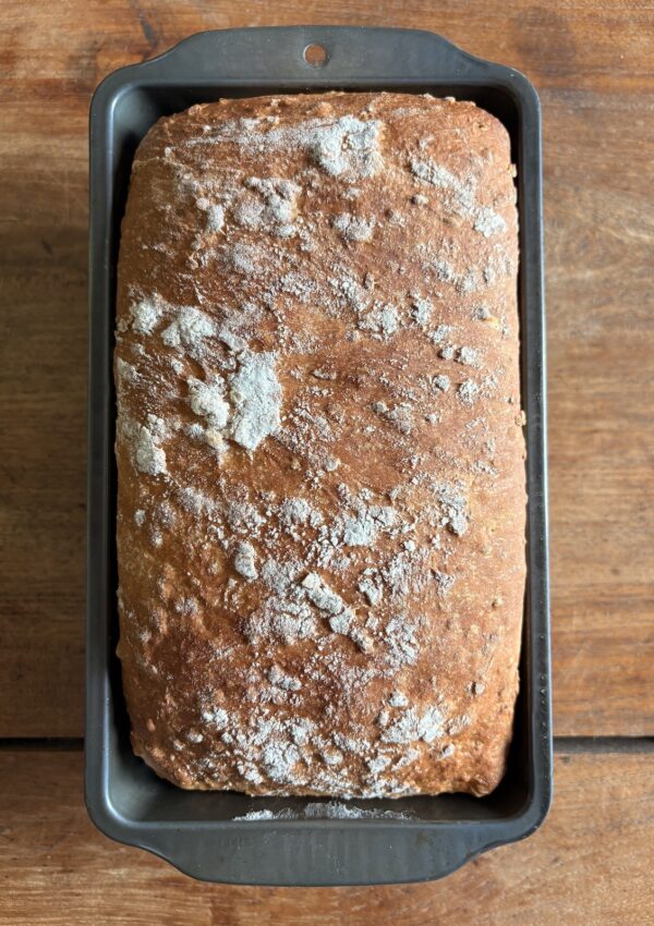 No-Knead Honey Oat Bread. - harvestandnourish.com
