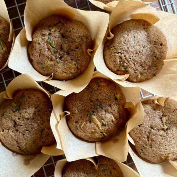 Cinnamon Spiced Zucchini Muffins