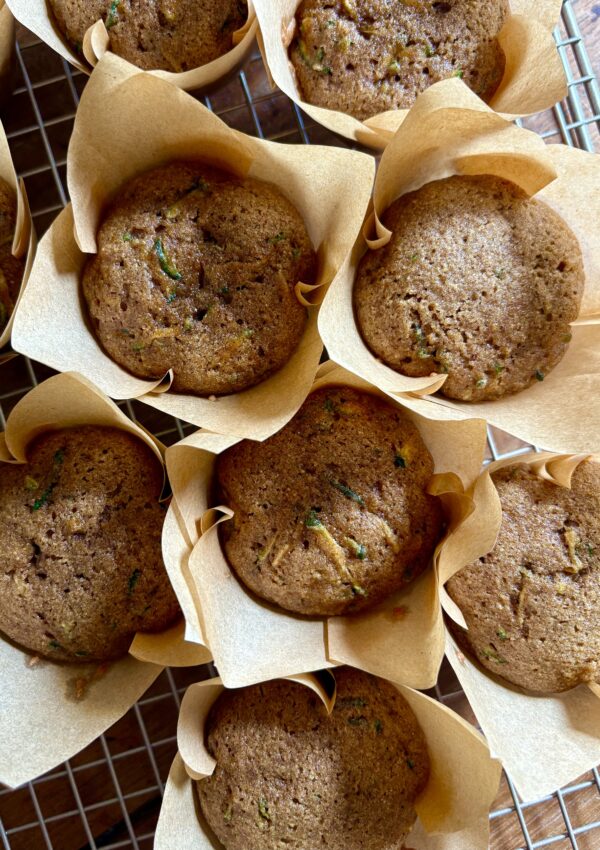 Cinnamon Spiced Zucchini Muffins
