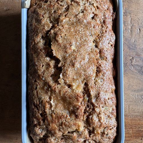 Apple Cinnamon Zucchini Bread. - harvestandnourish.com