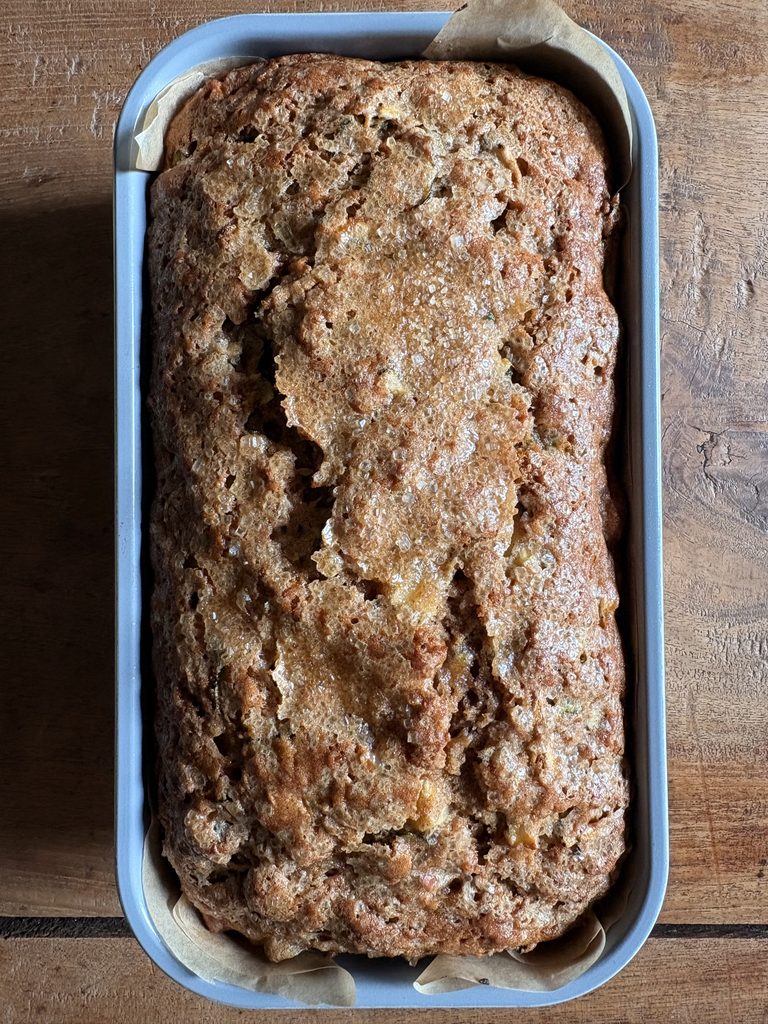 Apple Cinnamon Zucchini Bread. - harvestandnourish.com